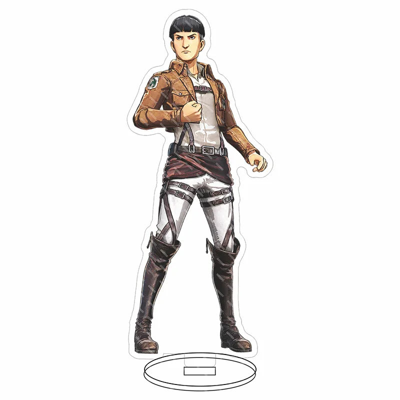 Attack on Titan Acrylic Stand Figure – 16CM Anime Display Stand | Eren, Mikasa, Armin & Conni
