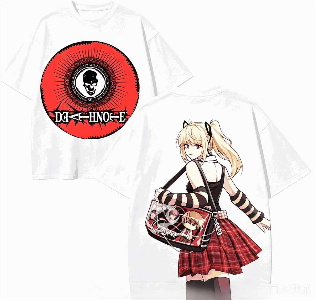 Death Note Oversized T-Shirt – Unisex Harajuku Anime High-Street Tee