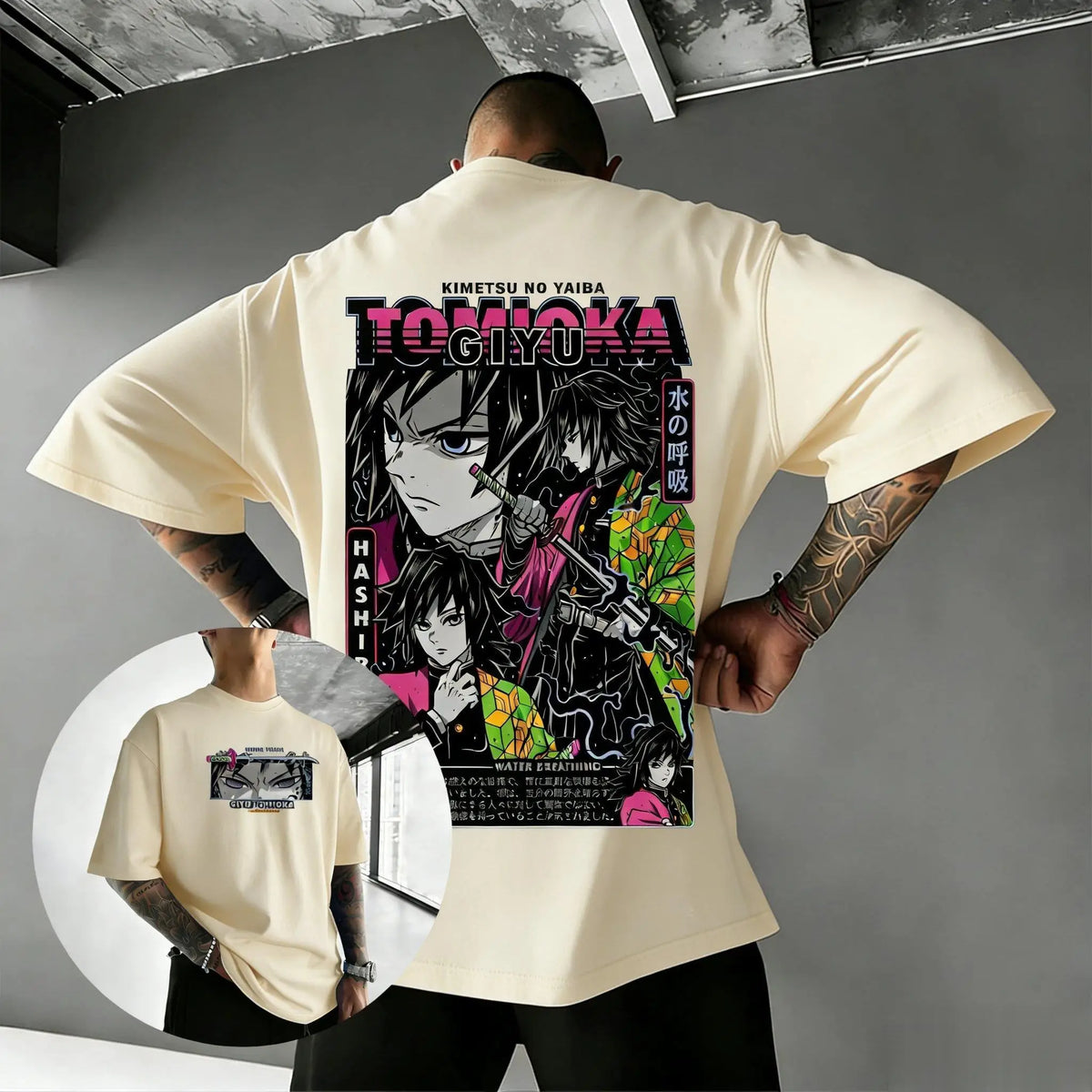 Demon Slayer Giyu Tomioka Anime Graphic T-Shirt – Unisex Summer Casual Tee 2026