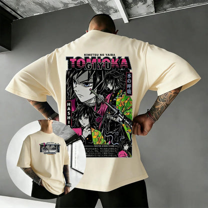 Demon Slayer Giyu Tomioka Anime Graphic T-Shirt – Unisex Summer Casual Tee 2026