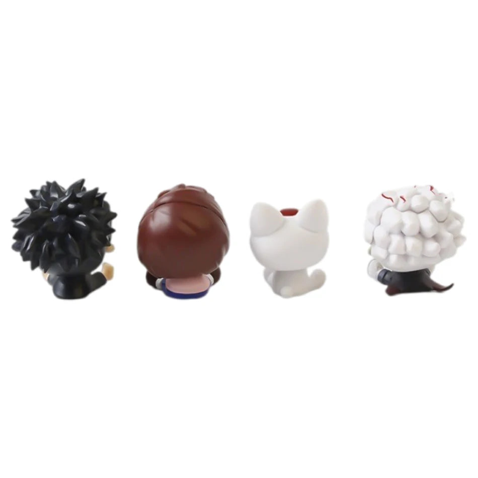 DAN DA DAN 4-Piece Anime Figure Set – Momo, Okarun & Turbo Granny PVC Collectibles