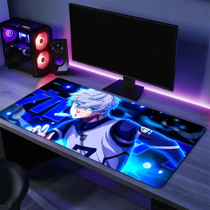 Blue Lock Nagi Seishiro Large Gaming Mouse Pad – Non-Slip Anime Desk Mat