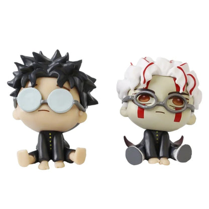 DAN DA DAN 4-Piece Anime Figure Set – Momo, Okarun & Turbo Granny PVC Collectibles
