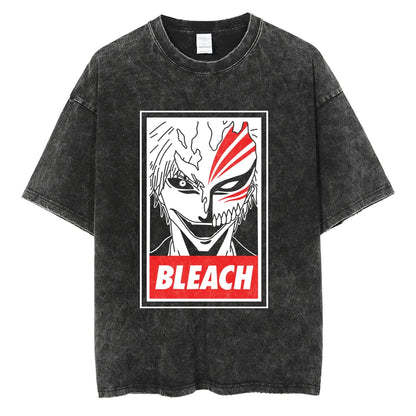 BLEACH Kenpachi Zaraki Oversized Graphic T-Shirt – Unisex Anime Streetwear Tee