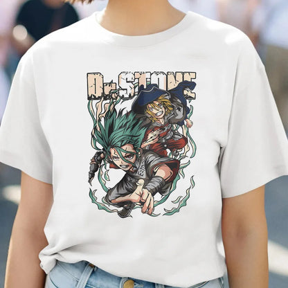 Dr. Stone Anime T-Shirt – Unisex Harajuku Y2K Graphic Streetwear Tee