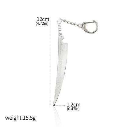 BLEACH: Thousand-Year Blood War Ichigo Zangetsu Keychain – Anime Sword Pendant Keyring