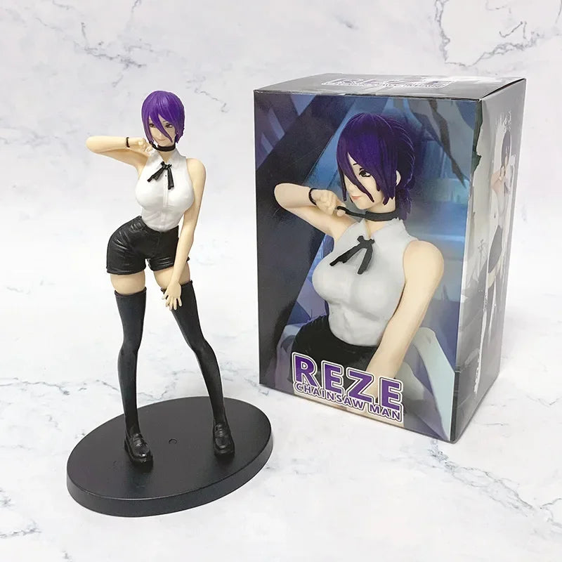 Chainsaw Man & Reze PVC Anime Figures – 13–19cm Collectible Display Figurines