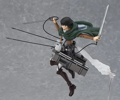 Anime Attack on Titan Mikasa Ackerman 203 Eren Jaeger 207 Rivaille 213 Dolls PVC Action Figure Collective Toy