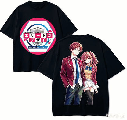 Classroom of the Elite Retro Oversized T-Shirt – Unisex Harajuku Anime Streetwear