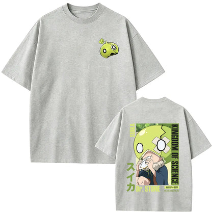 Dr. Stone Suika Anime T-Shirt – Unisex Oversized Vintage Manga Graphic Tee