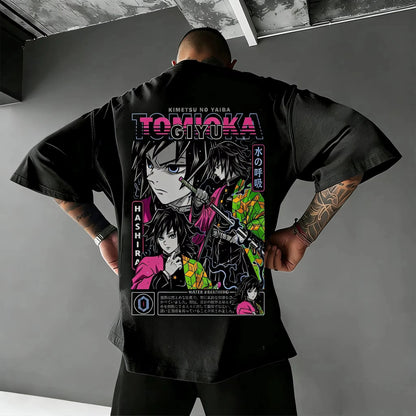 Demon Slayer Giyu Tomioka Anime Graphic T-Shirt – Unisex Summer Casual Tee 2026