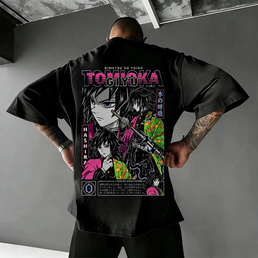 Demon Slayer Giyu Tomioka Anime Graphic T-Shirt – Unisex Summer Casual Tee 2026
