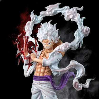25cm/9.84in Anime One Piece Figure Gear 5 Nika Luffy Figure  Pvc Statue Desktop Ornamen Collection Model Toys Gifts