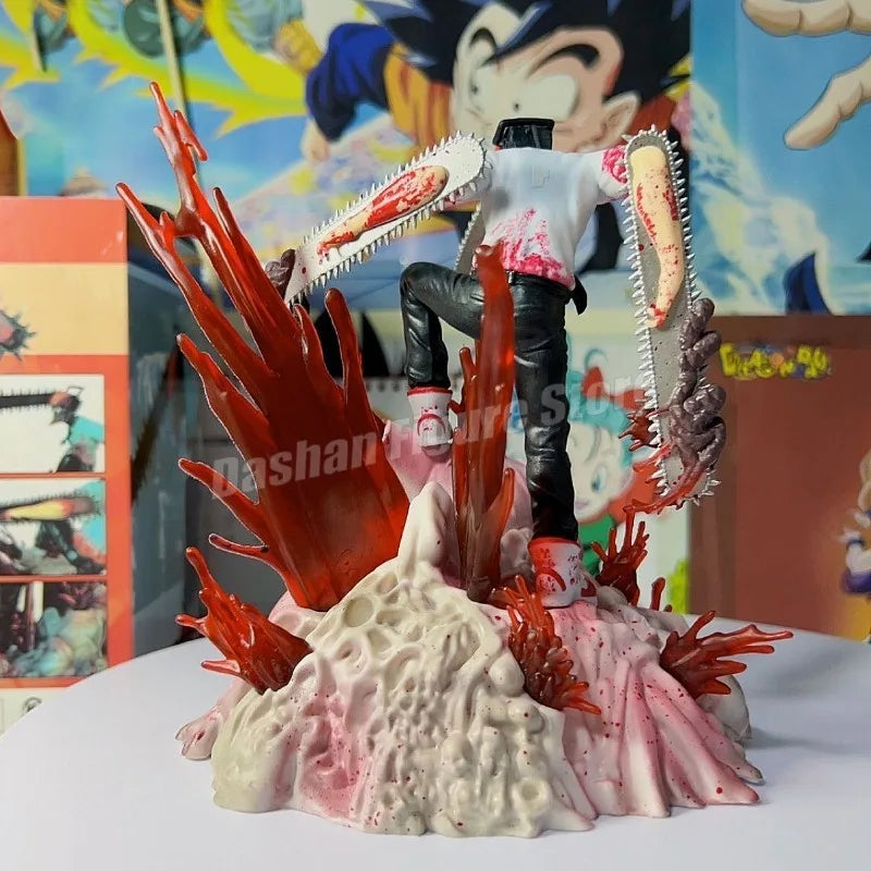Chainsaw Man Denji, Pochita & Makima Anime Figures – Collectible Display Statues