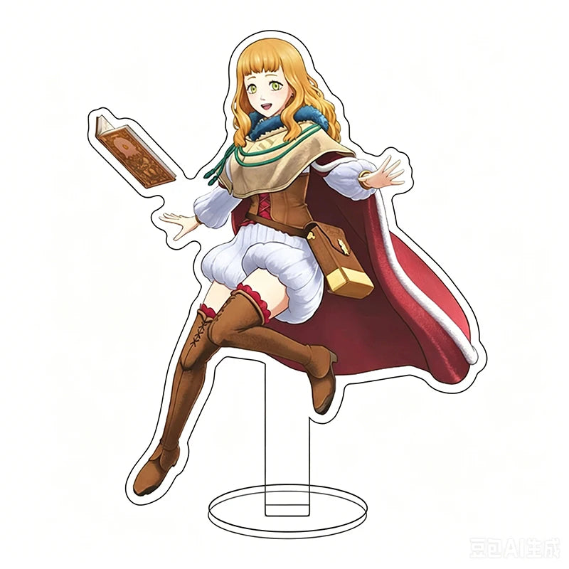 Black Clover Acrylic Stand Figure – 16CM Anime Display Stand | Asta, Yuno, Noelle & Yami