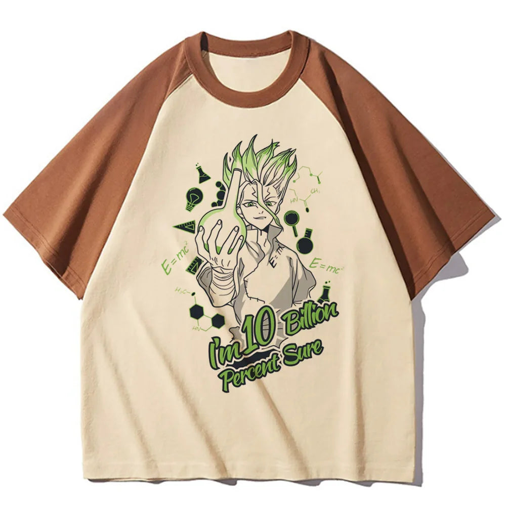 Dr. Stone Pastel Anime T-Shirt – Unisex Korean Aesthetic Graphic Tee