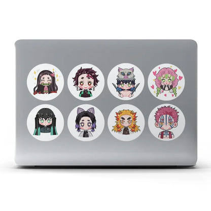 500PCS Demon Slayer Anime Sticker Pack – Kawaii Laptop, Phone & Gift Decorating Stickers