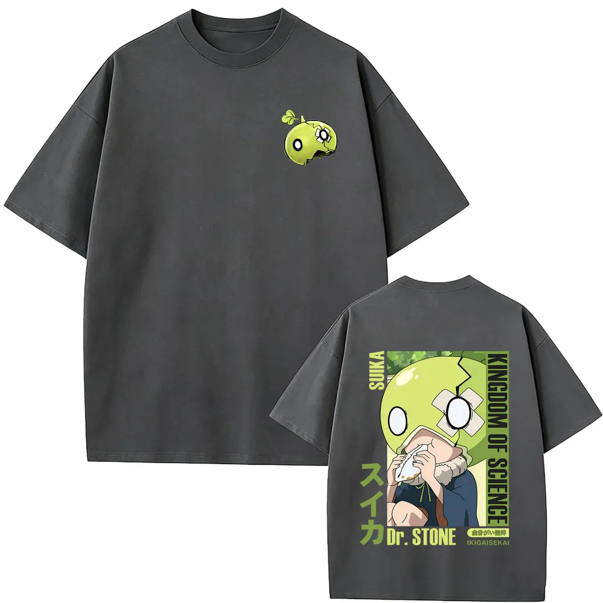 Dr. Stone Suika Anime T-Shirt – Unisex Oversized Vintage Manga Graphic Tee