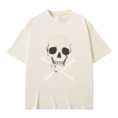 Chainsaw Man Reze Skeleton T-Shirt – Oversized Vintage Anime Streetwear Tee