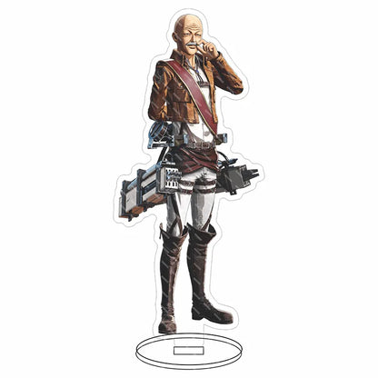Attack on Titan Acrylic Stand Figure – 16CM Anime Display Stand | Eren, Mikasa, Armin & Conni