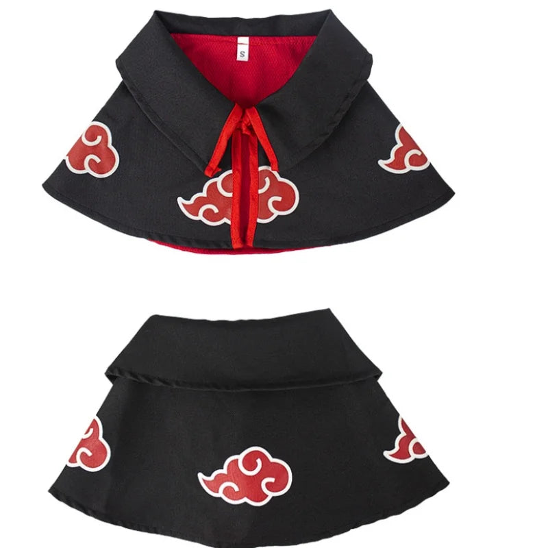 Naruto Pet Cosplay Cloak – Hokage & Akatsuki Costume for Cats and Dogs