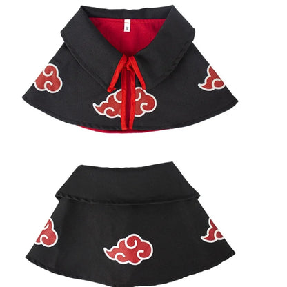 Naruto Pet Cosplay Cloak – Hokage & Akatsuki Costume for Cats and Dogs