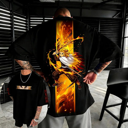 Demon Slayer Shinobu Kocho Oversized T-Shirt – Unisex Pure Cotton Anime Graphic Tee 2026