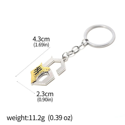 BLEACH: Thousand-Year Blood War Ichigo Zangetsu Keychain – Anime Sword Pendant Keyring