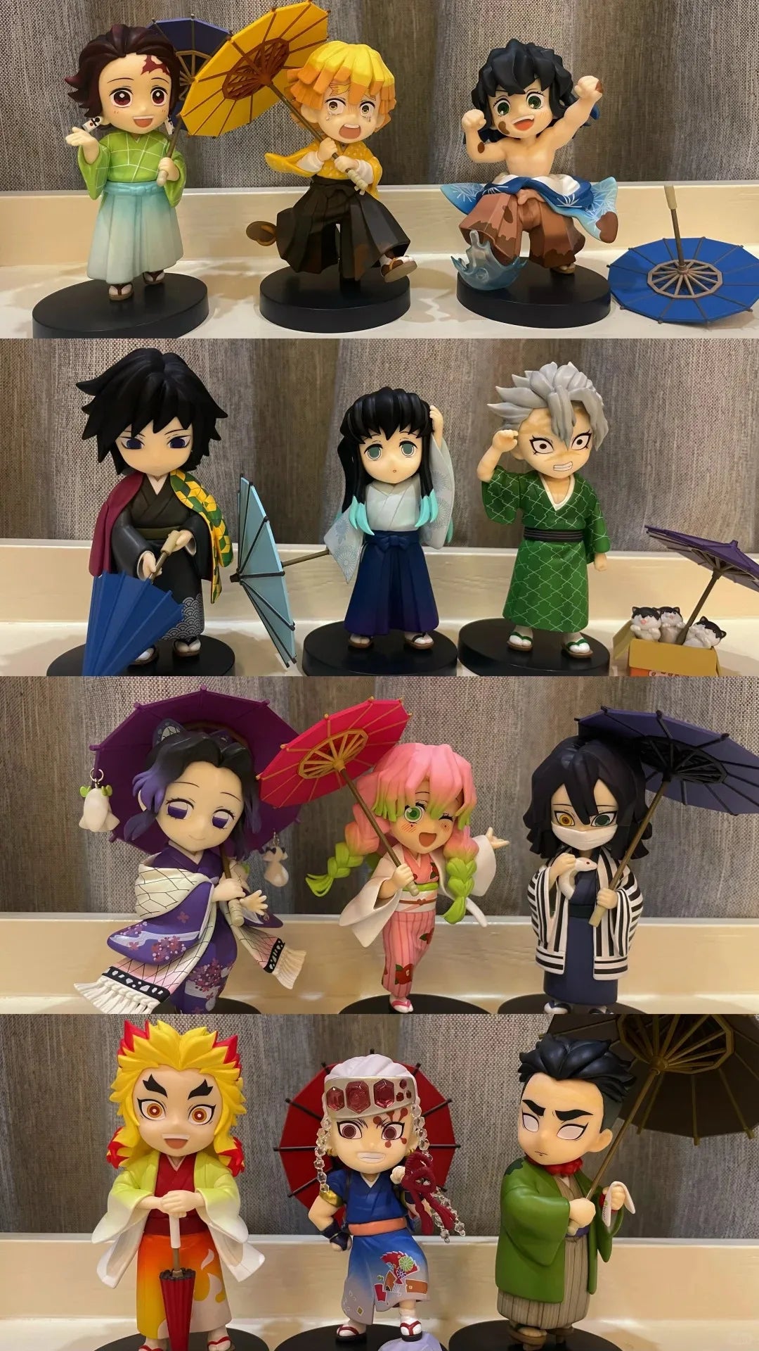 Demon Slayer Shinobu Kocho & Mitsuri Kanroji 15cm Anime Figures – Plum Rain Series Collectible Statues