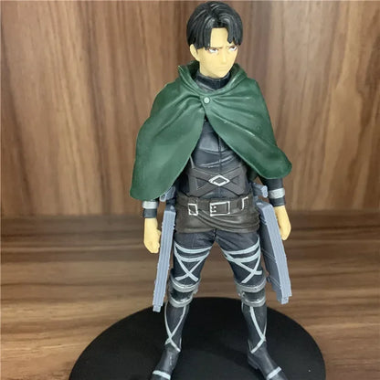 Anime Attack on Titan Mikasa Ackerman 203 Eren Jaeger 207 Rivaille 213 Dolls PVC Action Figure Collective Toy