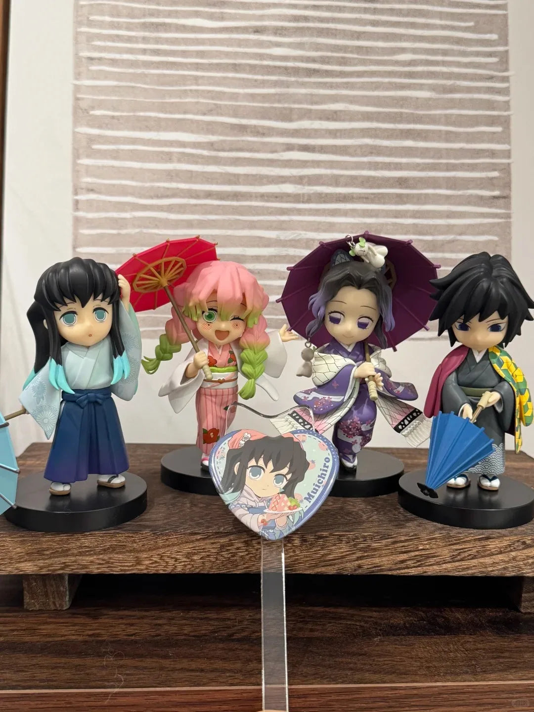 Demon Slayer Shinobu Kocho & Mitsuri Kanroji 15cm Anime Figures – Plum Rain Series Collectible Statues