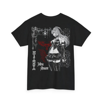Death Note Misa Amane Graphic T-Shirt – Unisex Heavy Cotton Gothic Anime Tee