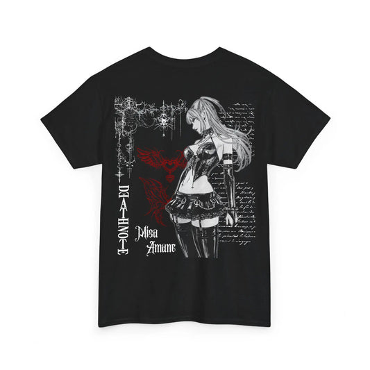 Death Note Misa Amane Graphic T-Shirt – Unisex Heavy Cotton Gothic Anime Tee