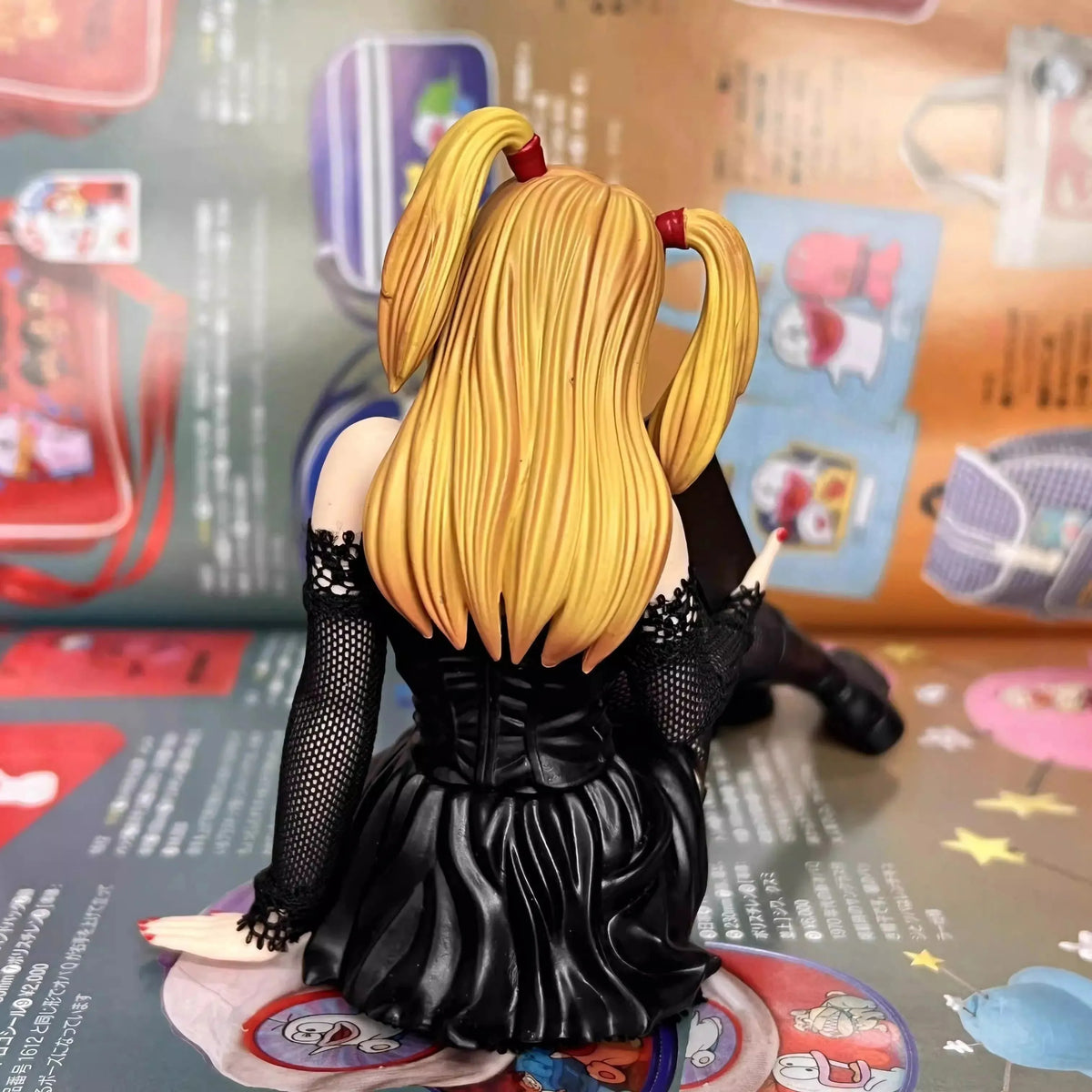 Death Note Misa Amane 12cm Anime Figure – Gothic PVC Collectible Display Model