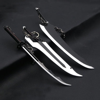 BLEACH: Thousand-Year Blood War Ichigo Zangetsu Keychain – Anime Sword Pendant Keyring