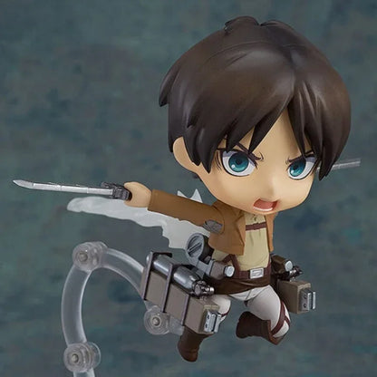 Anime Attack on Titan Mikasa Ackerman 203 Eren Jaeger 207 Rivaille 213 Dolls PVC Action Figure Collective Toy