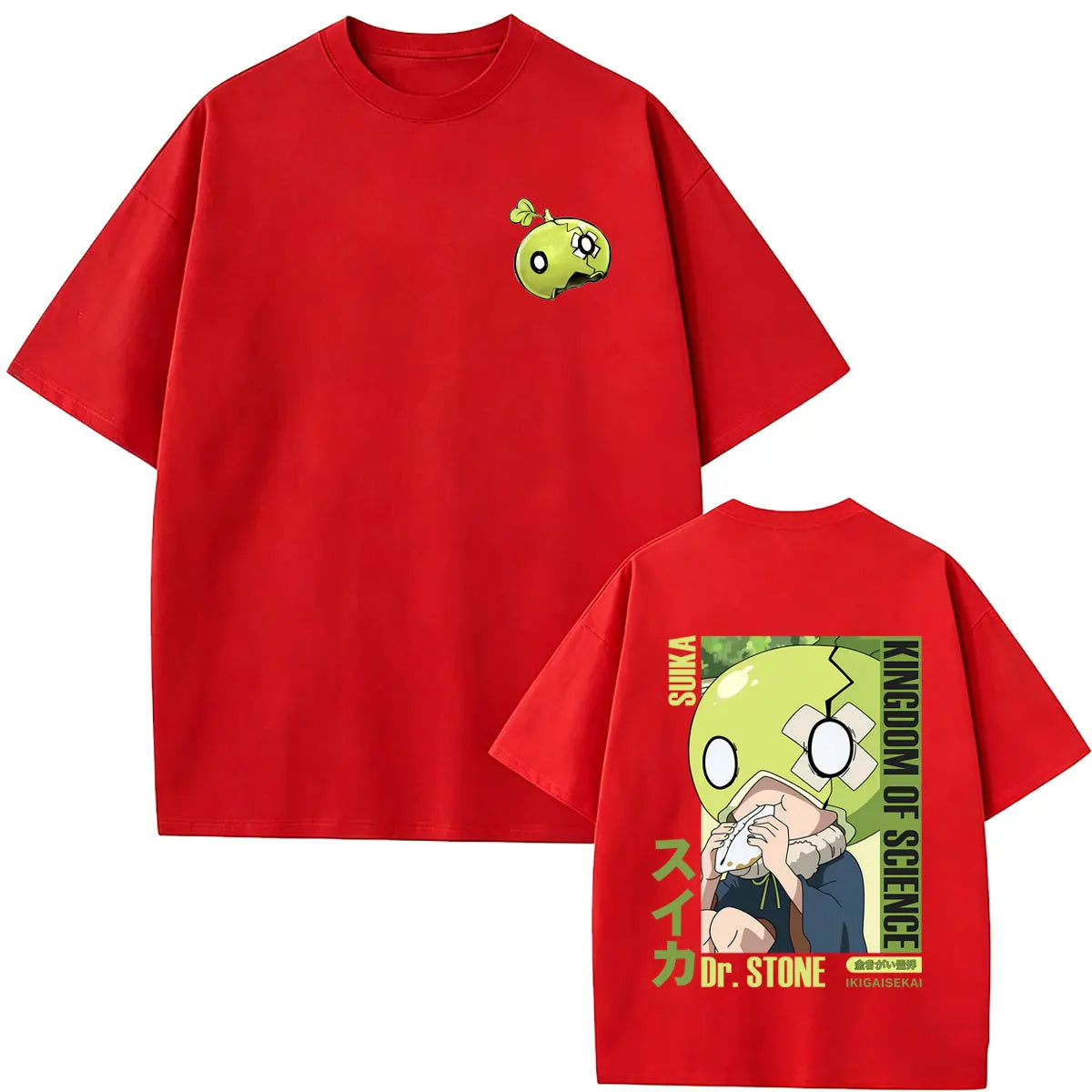 Dr. Stone Suika Anime T-Shirt – Unisex Oversized Vintage Manga Graphic Tee