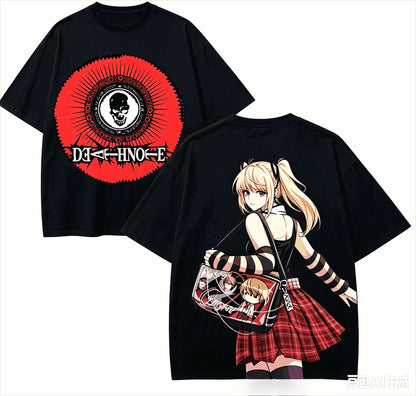 Death Note Oversized T-Shirt – Unisex Harajuku Anime High-Street Tee