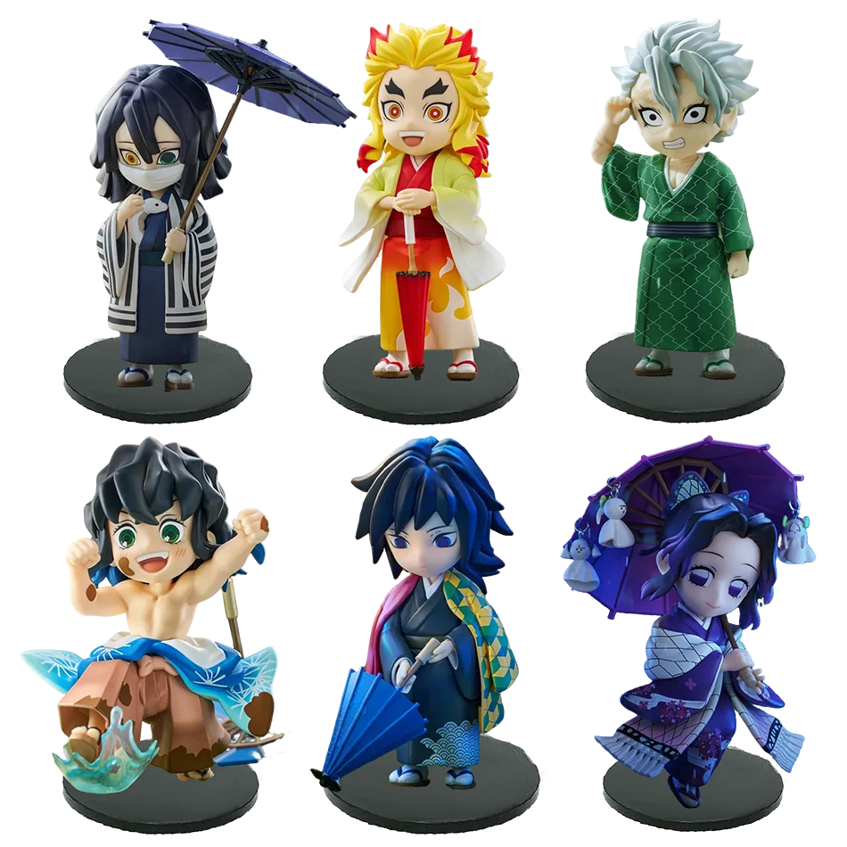 Demon Slayer Shinobu Kocho & Mitsuri Kanroji 15cm Anime Figures – Plum Rain Series Collectible Statues