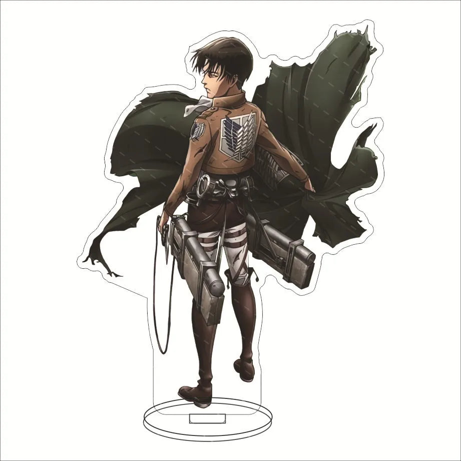 Attack on Titan Acrylic Stand Figure – 16CM Anime Display Stand | Eren, Mikasa, Armin & Conni