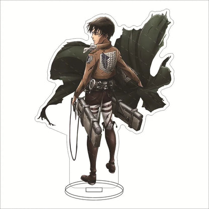 Attack on Titan Acrylic Stand Figure – 16CM Anime Display Stand | Eren, Mikasa, Armin & Conni