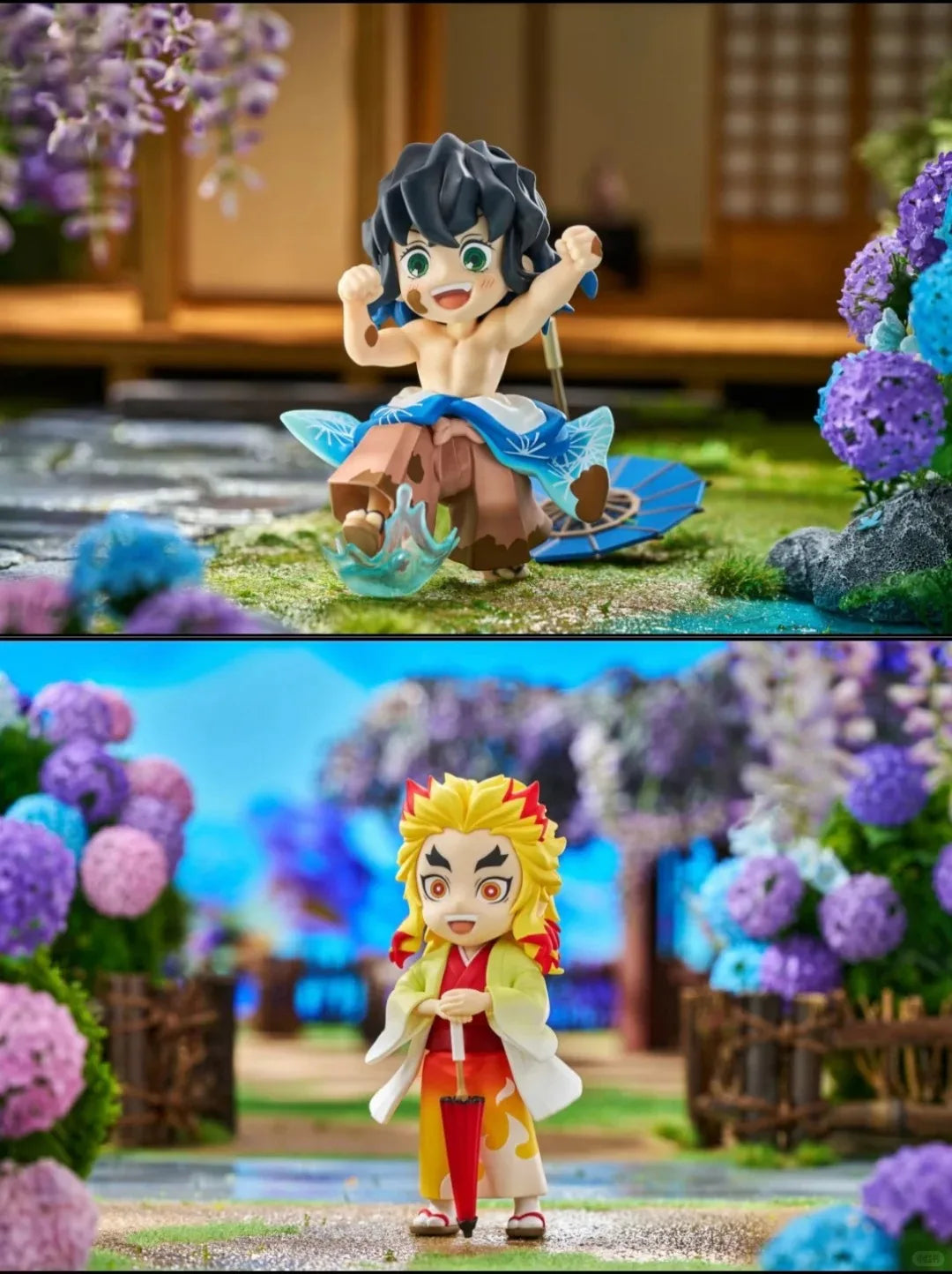 Demon Slayer Shinobu Kocho & Mitsuri Kanroji 15cm Anime Figures – Plum Rain Series Collectible Statues