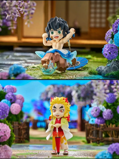 Demon Slayer Shinobu Kocho & Mitsuri Kanroji 15cm Anime Figures – Plum Rain Series Collectible Statues