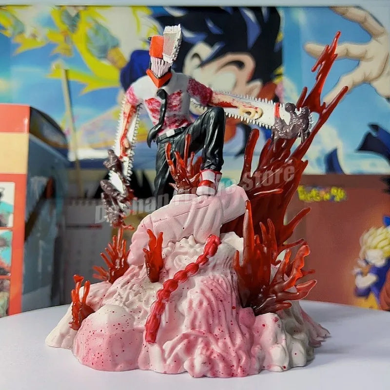 Chainsaw Man Denji, Pochita & Makima Anime Figures – Collectible Display Statues