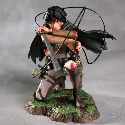Anime Attack on Titan Mikasa Ackerman 203 Eren Jaeger 207 Rivaille 213 Dolls PVC Action Figure Collective Toy