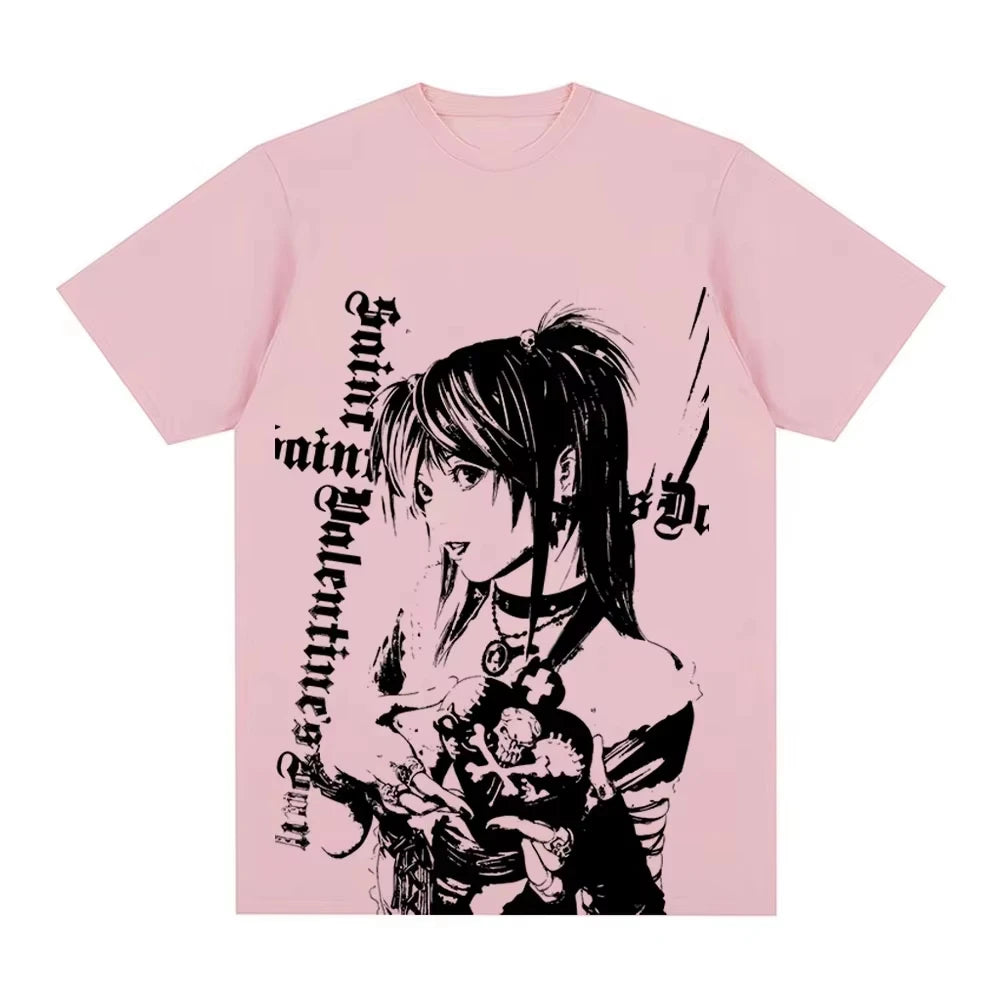 Death Note Misa Amane Vintage T-Shirt – Unisex Gothic Anime Streetwear Tee