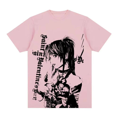 Death Note Misa Amane Vintage T-Shirt – Unisex Gothic Anime Streetwear Tee